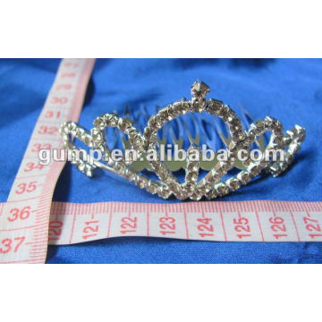 Crstal tiara comb (GWST12-105)